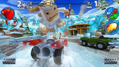 Скачать взломанную Beach Buggy Racing 2 [Много монет] MOD apk на Андроид