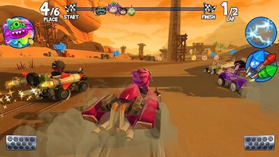Скачать взломанную Beach Buggy Racing 2 [Много монет] MOD apk на Андроид