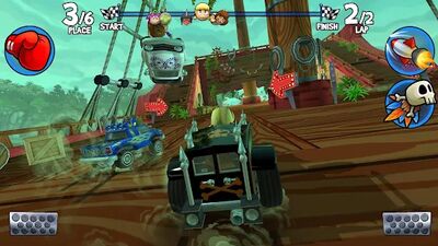 Скачать взломанную Beach Buggy Racing 2 [Много монет] MOD apk на Андроид