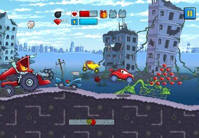 Скачать взломанную Car Eats Car Машина Ест Машину [Бесплатные покупки] MOD apk на Андроид