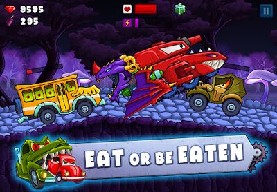 Скачать взломанную Car Eats Car 2 - Гонки Машин [Бесплатные покупки] MOD apk на Андроид