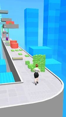 Скачать взломанную Money Run 3D [Бесплатные покупки] MOD apk на Андроид