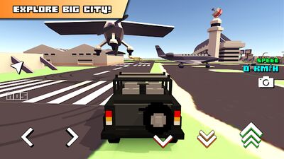 Скачать взломанную Blocky Car Racer [Много монет] MOD apk на Андроид