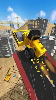 Скачать взломанную Construction Ramp Jumping [Много денег] MOD apk на Андроид