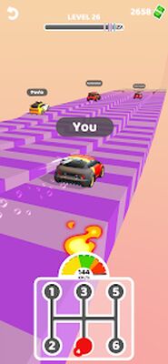 Скачать взломанную Gear Race 3D [Бесплатные покупки] MOD apk на Андроид