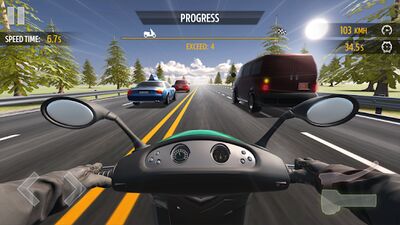 Скачать взломанную Гонки мотоцикла [Много монет] MOD apk на Андроид