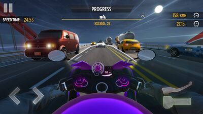 Скачать взломанную Гонки мотоцикла [Много монет] MOD apk на Андроид