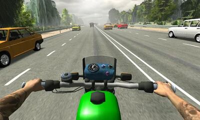 Скачать взломанную Русский мото гонщик 3D [Мод меню] MOD apk на Андроид