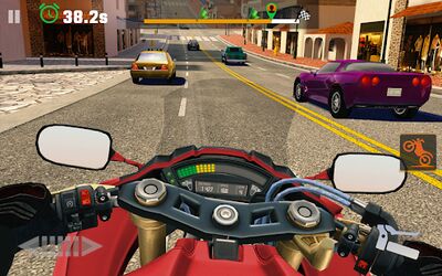 Скачать взломанную Moto Rider GO: Highway Traffic [Много денег] MOD apk на Андроид