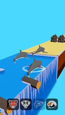 Скачать взломанную Animal Transform Race - Epic Race 3D [Бесплатные покупки] MOD apk на Андроид