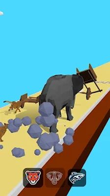 Скачать взломанную Animal Transform Race - Epic Race 3D [Бесплатные покупки] MOD apk на Андроид