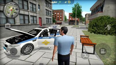 Скачать взломанную Симулятор русской полиции ДПС: M5 [Много денег] MOD apk на Андроид