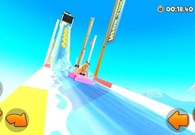 Скачать взломанную Uphill Rush Water Park Racing [Мод меню] MOD apk на Андроид