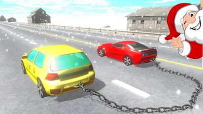 Скачать взломанную Chained Cars Against Ramp 3D [Много денег] MOD apk на Андроид