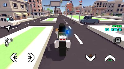 Скачать взломанную Blocky Moto Racing - мотоцикл симулятор [Много денег] MOD apk на Андроид