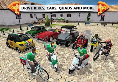 Скачать взломанную Pizza Delivery: Симулятор Вождения [Много денег] MOD apk на Андроид