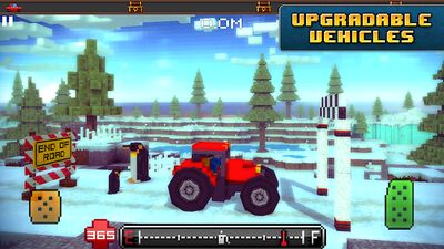 Скачать взломанную Blocky Roads [Бесплатные покупки] MOD apk на Андроид