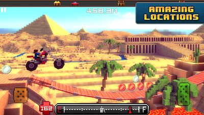 Скачать взломанную Blocky Roads [Бесплатные покупки] MOD apk на Андроид