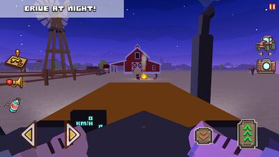 Скачать взломанную Blocky Farm Racing & Simulator - Тренажер фермы [Мод меню] MOD apk на Андроид