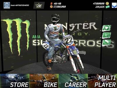 Скачать взломанную Monster Energy Supercross Game [Мод меню] MOD apk на Андроид