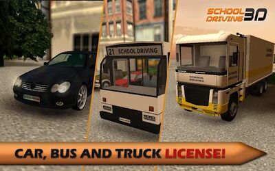 Скачать взломанную School Driving 3D [Много монет] MOD apk на Андроид
