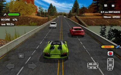 Скачать взломанную Race the Traffic Nitro [Мод меню] MOD apk на Андроид