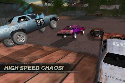 Скачать взломанную Demolition Derby: Crash Racing [Много денег] MOD apk на Андроид