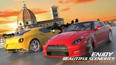 Скачать взломанную City Racing 2: 3D Fun Epic Car Action Racing Game [Бесплатные покупки] MOD apk на Андроид