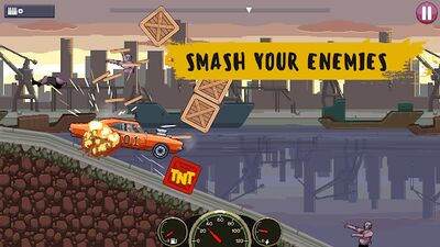 Скачать взломанную Drive or Die: Давить зомби Pixel Earn to Racing [Много монет] MOD apk на Андроид