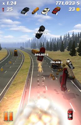 Скачать взломанную Highway Crash Derby [Много монет] MOD apk на Андроид