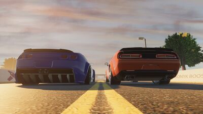 Скачать взломанную Drag Charger Racing Battle [Много денег] MOD apk на Андроид