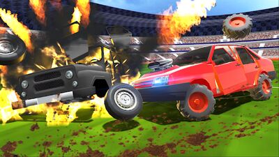 Скачать взломанную Русские Тачки: Дерби [Много монет] MOD apk на Андроид