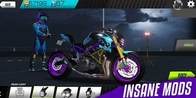 Скачать взломанную Drift Bike Racing [Много денег] MOD apk на Андроид