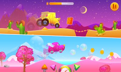 Скачать взломанную Веселые гоночные автомобили [Бесплатные покупки] MOD apk на Андроид
