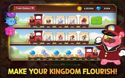Скачать взломанную Cookie Run: Kingdom - Kingdom Builder & Battle RPG [Мод меню] MOD apk на Андроид