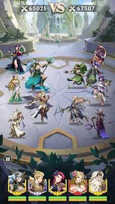 Скачать взломанную Mythic Heroes: Idle RPG [Бесплатные покупки] MOD apk на Андроид