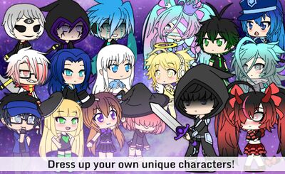 Скачать взломанную Gachaverse (RPG & Anime Dress Up) [Много денег] MOD apk на Андроид