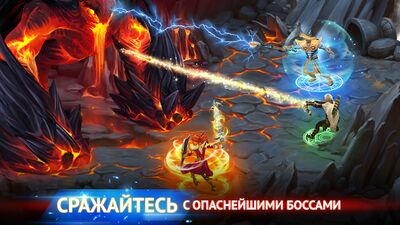 Скачать взломанную Гильдия Героев: Экшен ММО РПГ [Много монет] MOD apk на Андроид