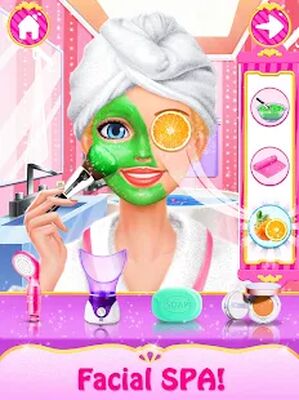 Скачать взломанную Makeover Games for Girls: Makeup Artist Salon Day [Много монет] MOD apk на Андроид