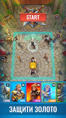 Скачать взломанную Raid & Rush [Бесплатные покупки] MOD apk на Андроид