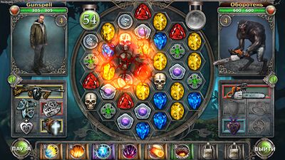 Скачать взломанную Gunspell - Match-3 Пазл РПГ [Мод меню] MOD apk на Андроид