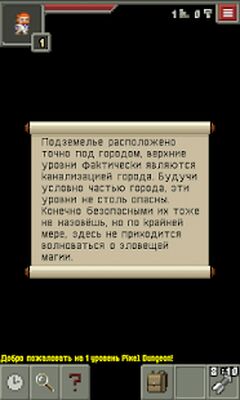 Скачать взломанную Pixel Dungeon RU [Мод меню] MOD apk на Андроид