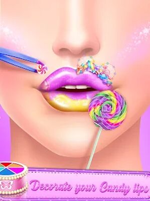 Скачать взломанную Lip Art -Lipstick Makeup Game [Бесплатные покупки] MOD apk на Андроид