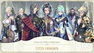 Скачать взломанную Exos Heroes [Мод меню] MOD apk на Андроид