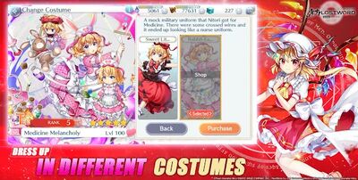 Скачать взломанную Touhou LostWord [Много денег] MOD apk на Андроид