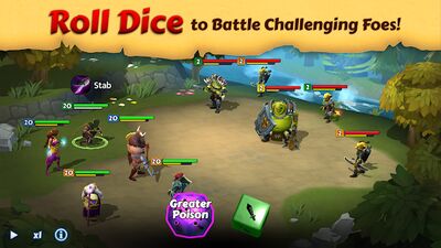 Скачать взломанную RPG Dice: Heroes of Whitestone [Много монет] MOD apk на Андроид
