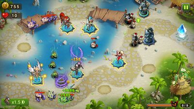 Скачать взломанную Magic Rush: Heroes [Много монет] MOD apk на Андроид