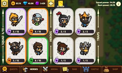 Скачать взломанную Рейд Героев: Тотальная Война [Мод меню] MOD apk на Андроид