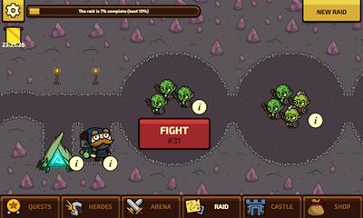 Скачать взломанную Рейд Героев: Тотальная Война [Мод меню] MOD apk на Андроид