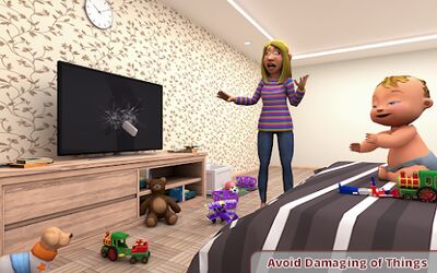 Скачать взломанную Virtual Baby Simulator Game: Baby Life Prank 2021 [Бесплатные покупки] MOD apk на Андроид